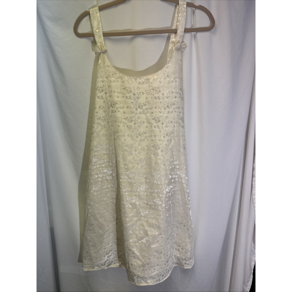 Vintage Sante Classics Gown Chemise White Vintage Womens 3X XXXL Sexy Bows